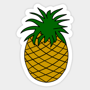Pineapple Pattern Sticker